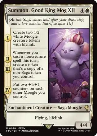 Summon: Good King Mog XII (FIC-026) - Commander: FINAL FANTASY