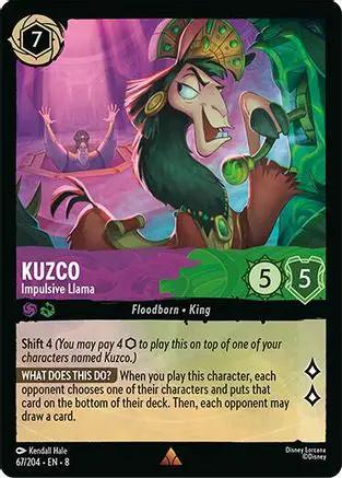 Kuzco - Impulsive Llama (67/204) - Reign of Jafar Cold Foil
