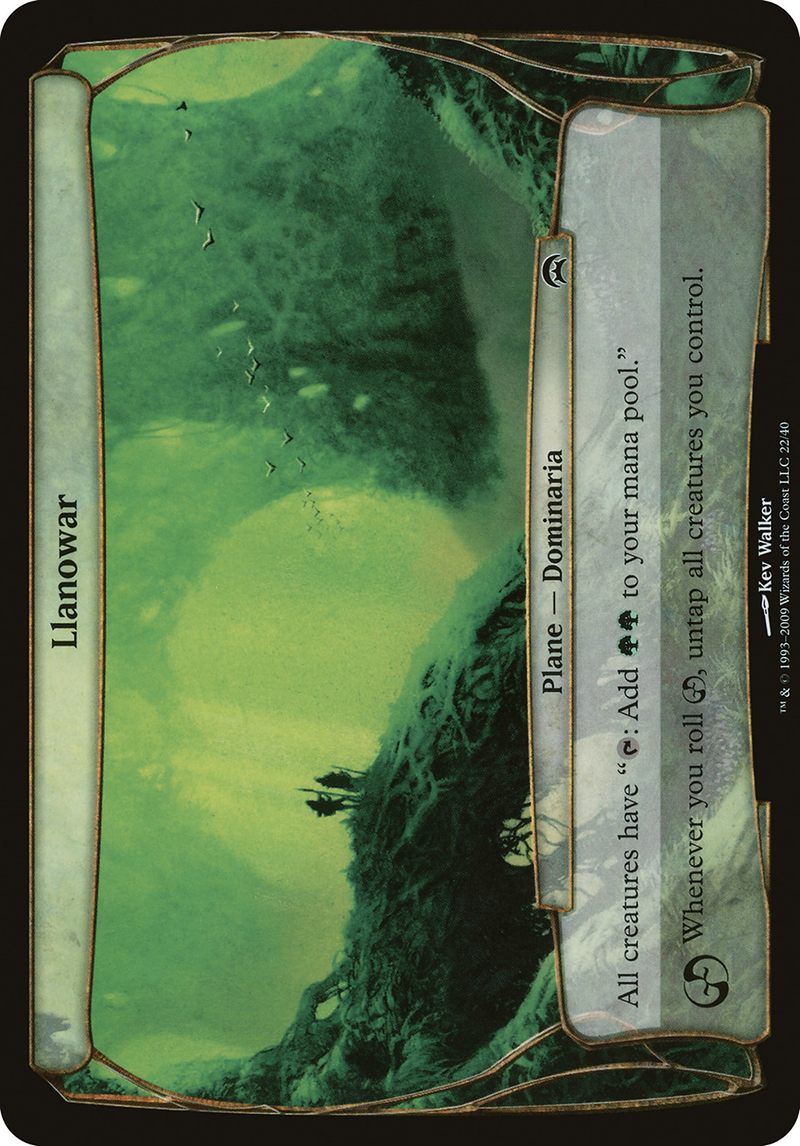 Llanowar (OVER-022) - Planechase Planes
