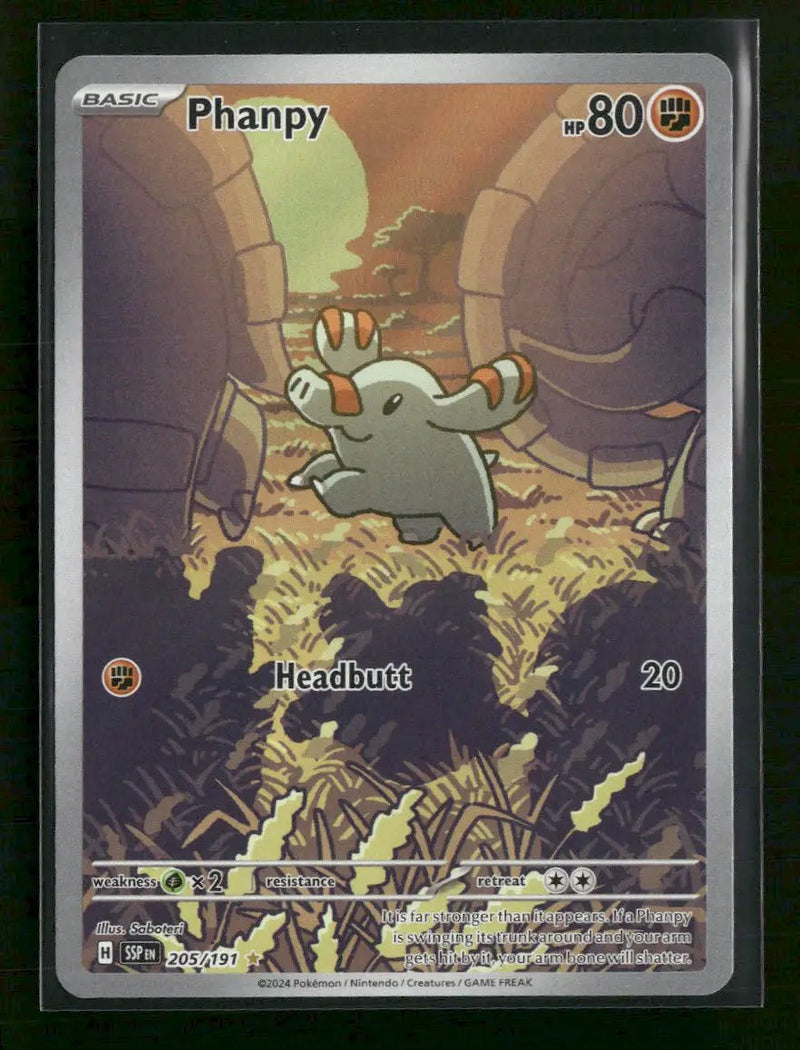 SV08: Surging Sparks Phanpy #205/191