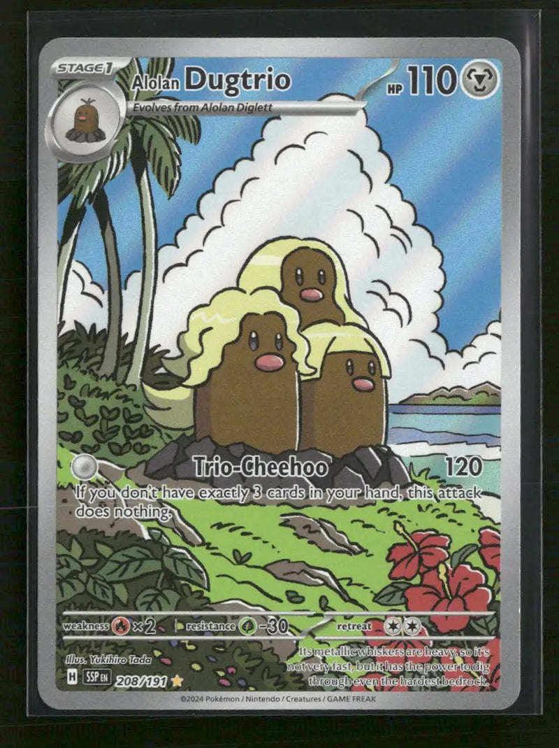 SV08: Surging Sparks Alolan Dugtrio #208/191