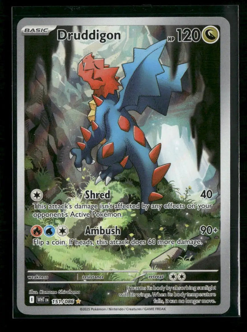 SV: White Flare Druddigon #151/086