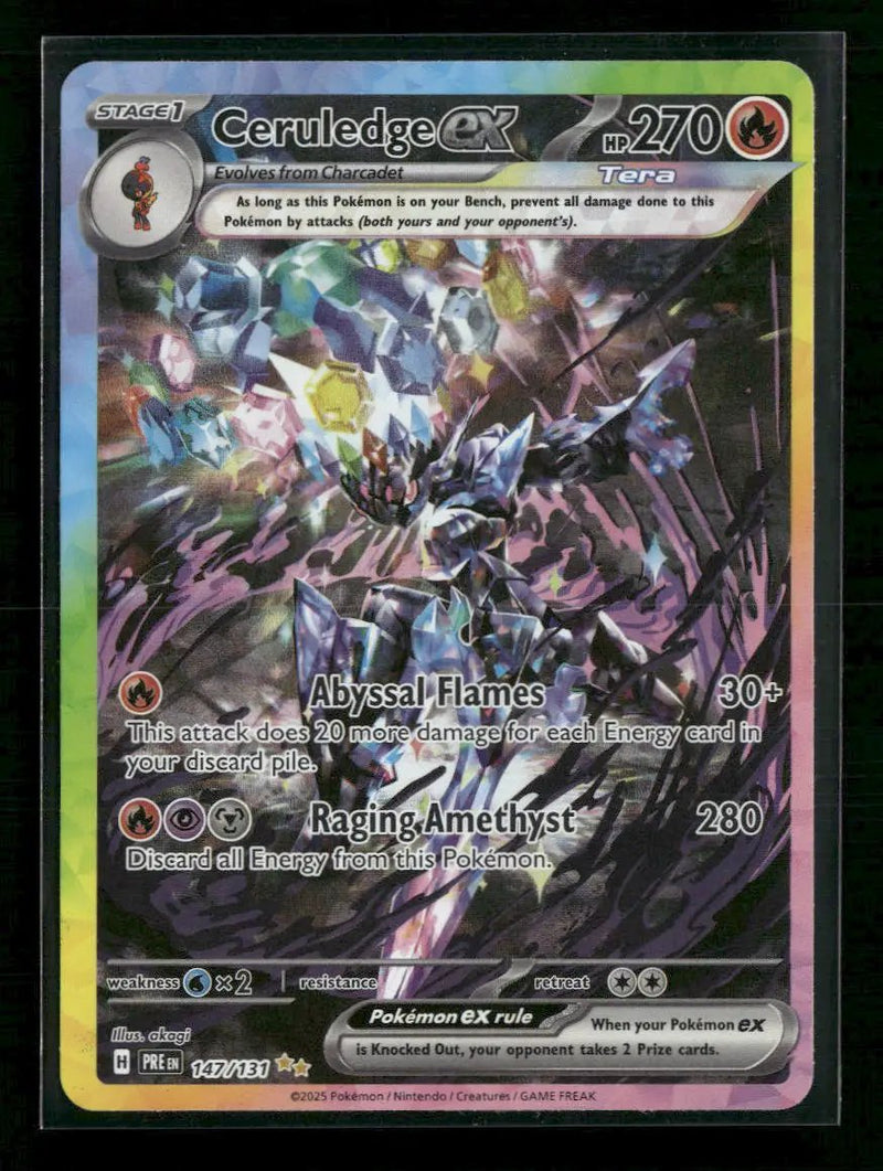 SV: Prismatic Evolutions Ceruledge ex #147/131
