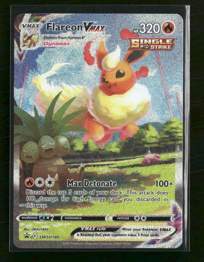 SWSH: Sword & Shield Promo Cards Flareon VMAX #SWSH180