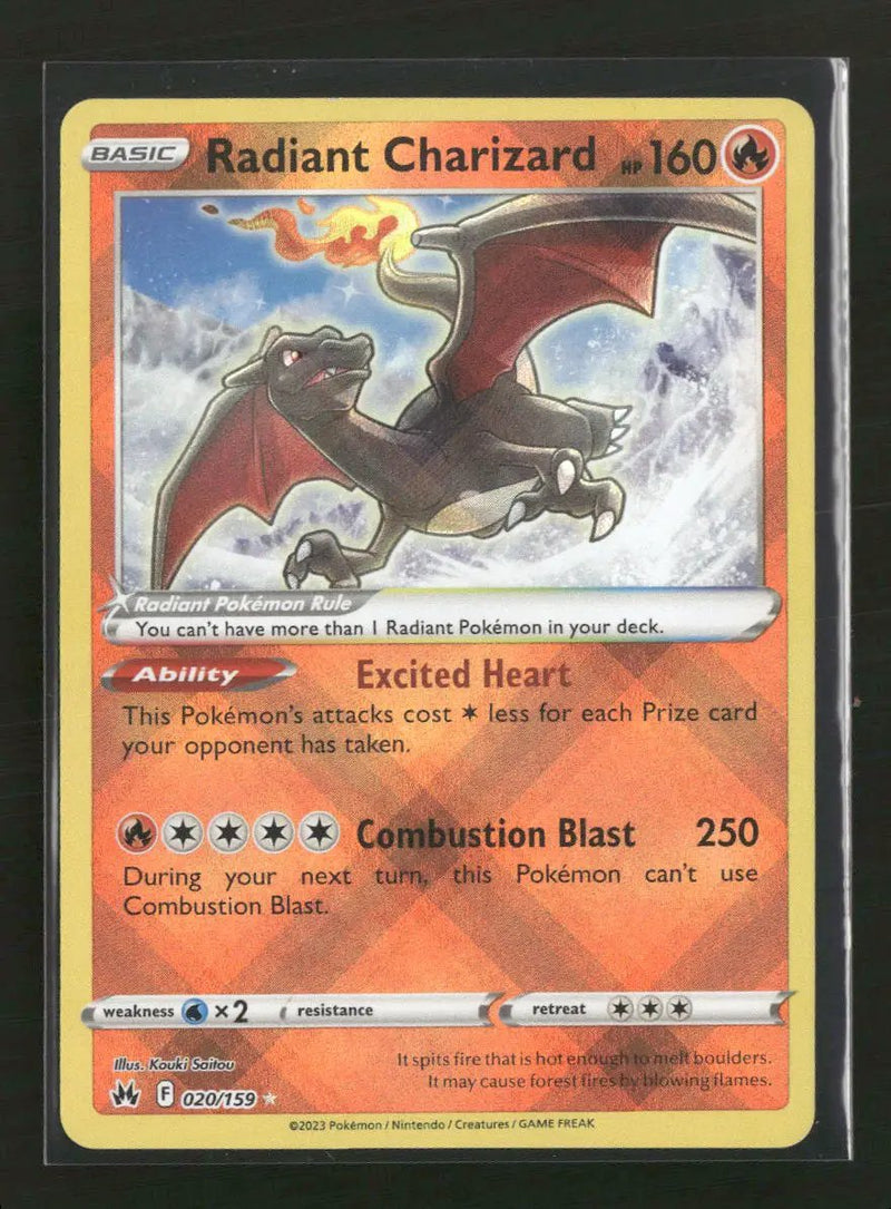 SWSH: Crown Zenith Radiant Charizard #020/159