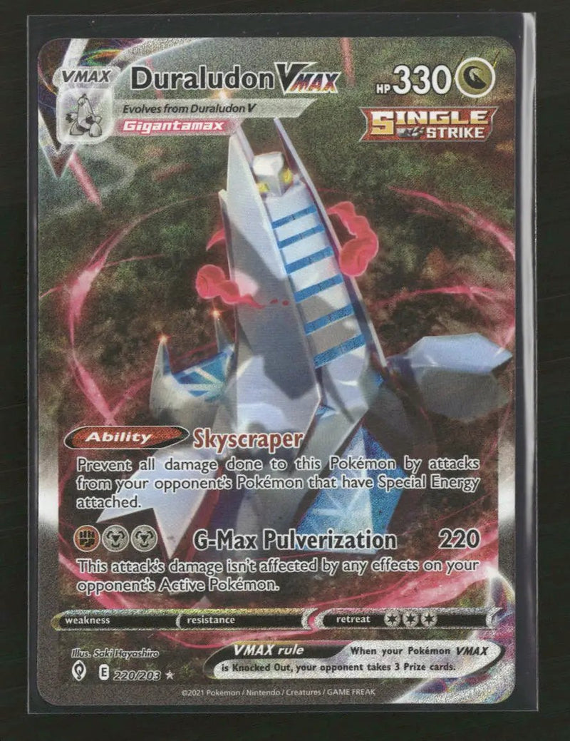 SWSH07: Evolving Skies Duraludon VMAX (Alternate Art Secret) #220/203