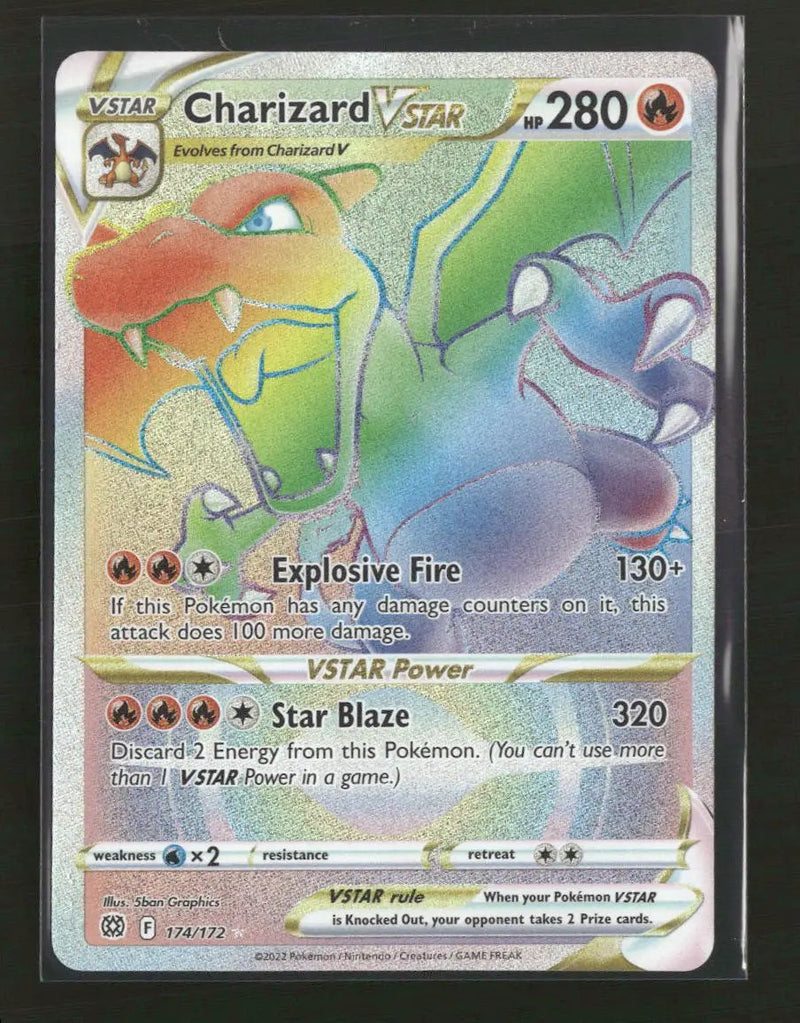 SWSH09: Brilliant Stars Charizard VSTAR (Secret) #174/172