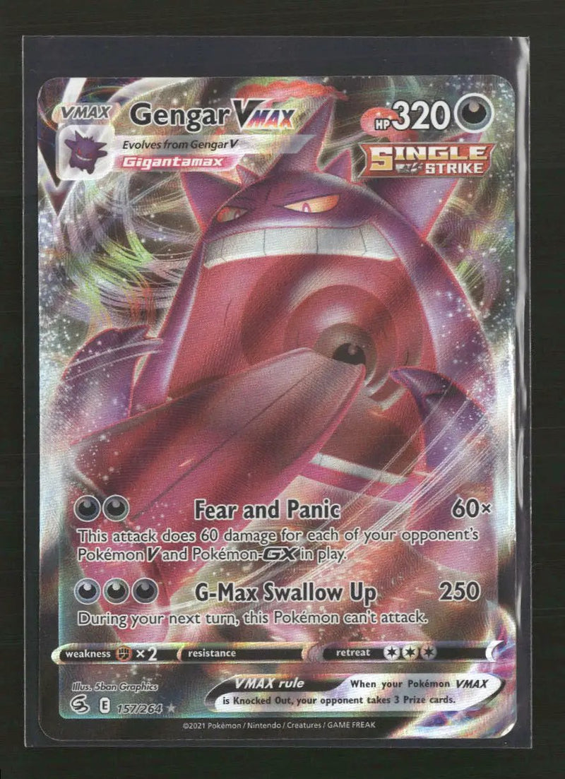 SWSH08: Fusion Strike Gengar VMAX #157/264