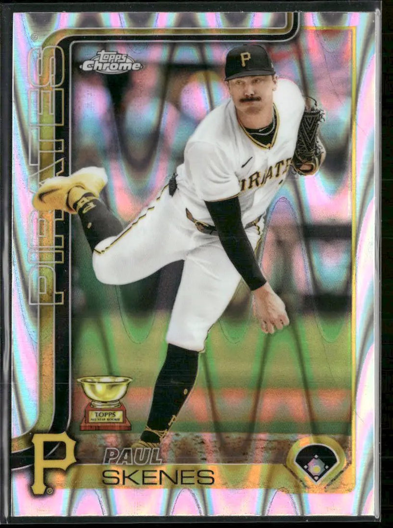 2025 Topps Chrome RayWave Refractors Paul Skenes #300