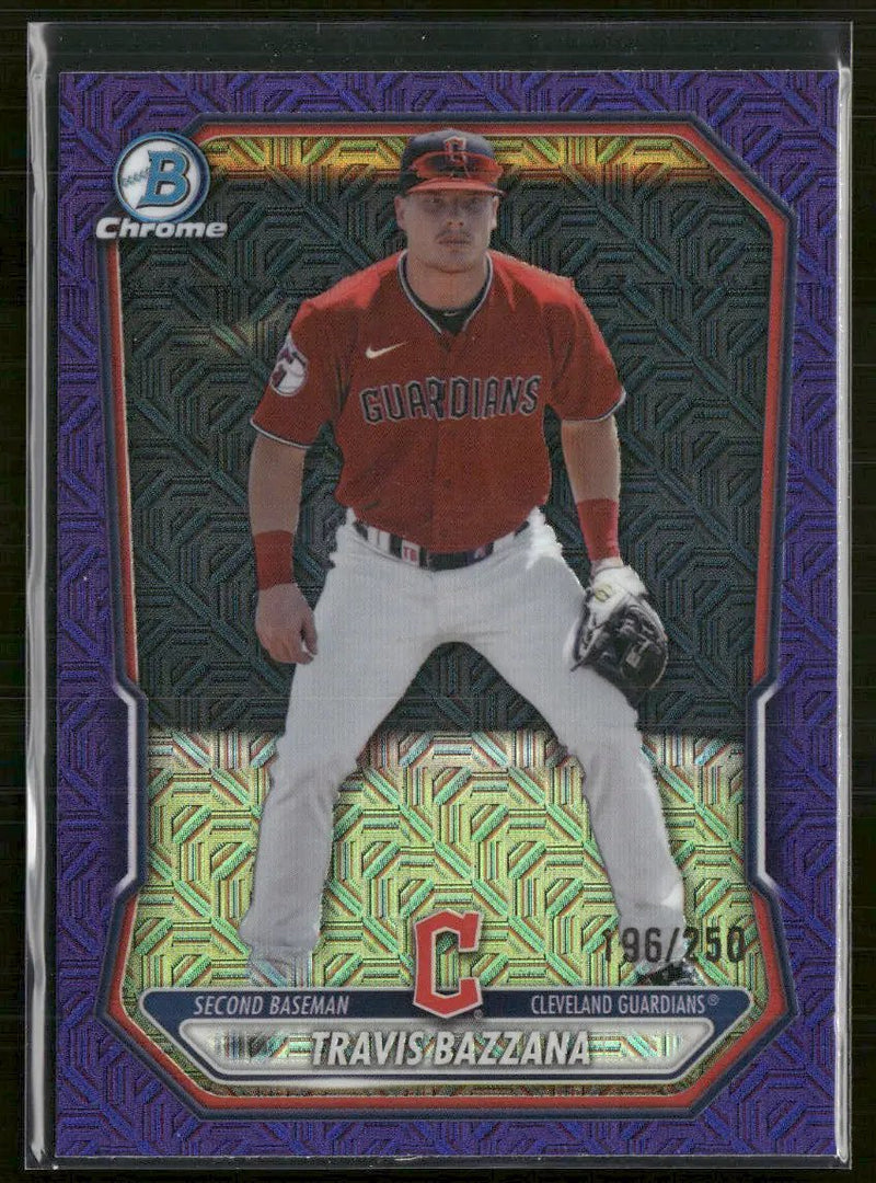 2026 Bowman Chrome Prospects Mojo Purple Refractor Travis Bazzana #/250 #BCP-35