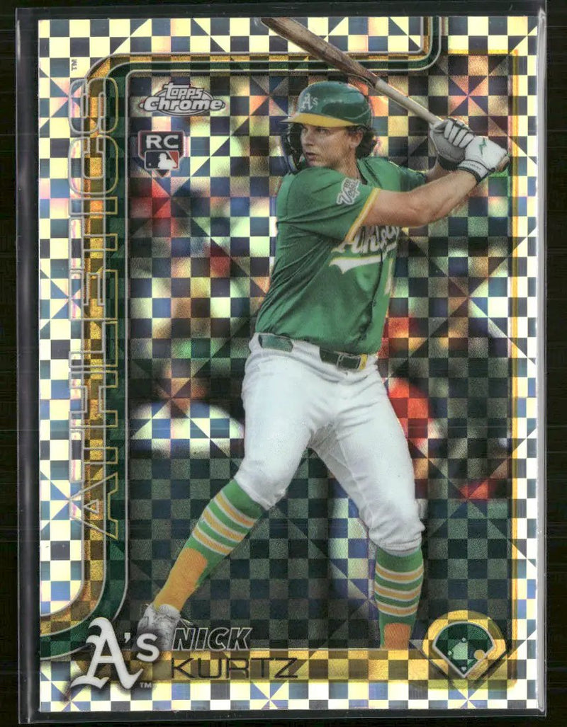 2025 Topps Chrome Update X-Factor Nick Kurtz Rookie #USC178