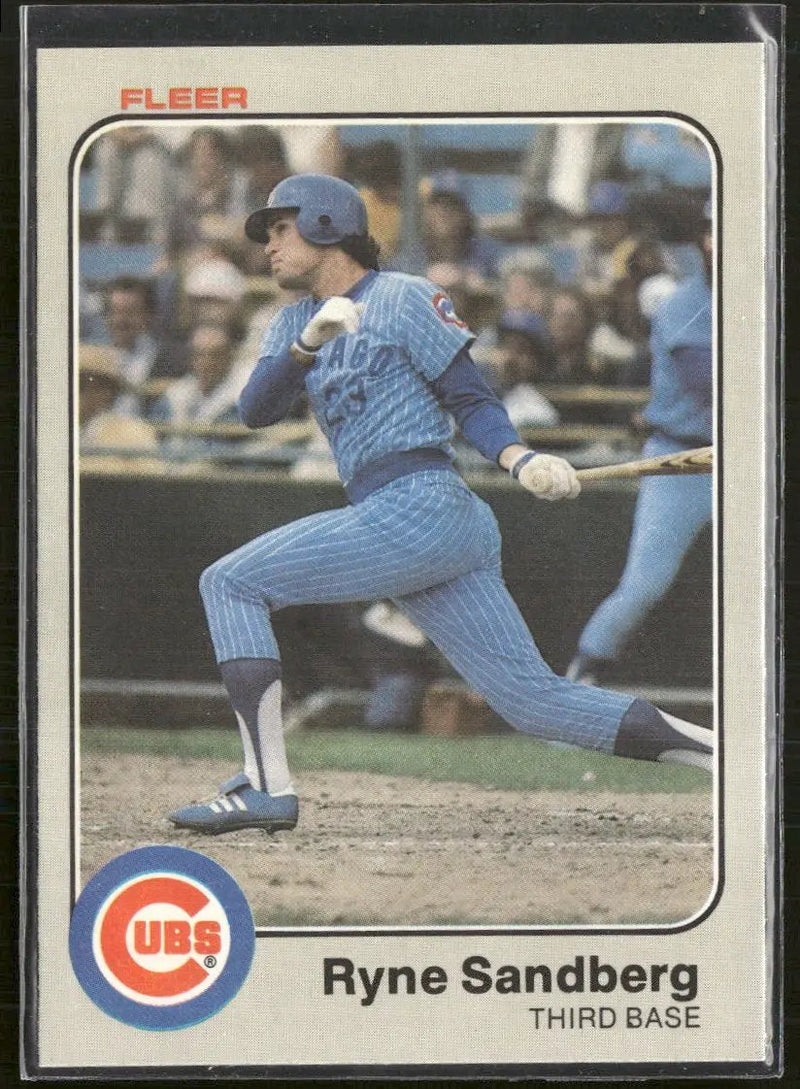 1983 Fleer Ryne Sandberg Rookie #507