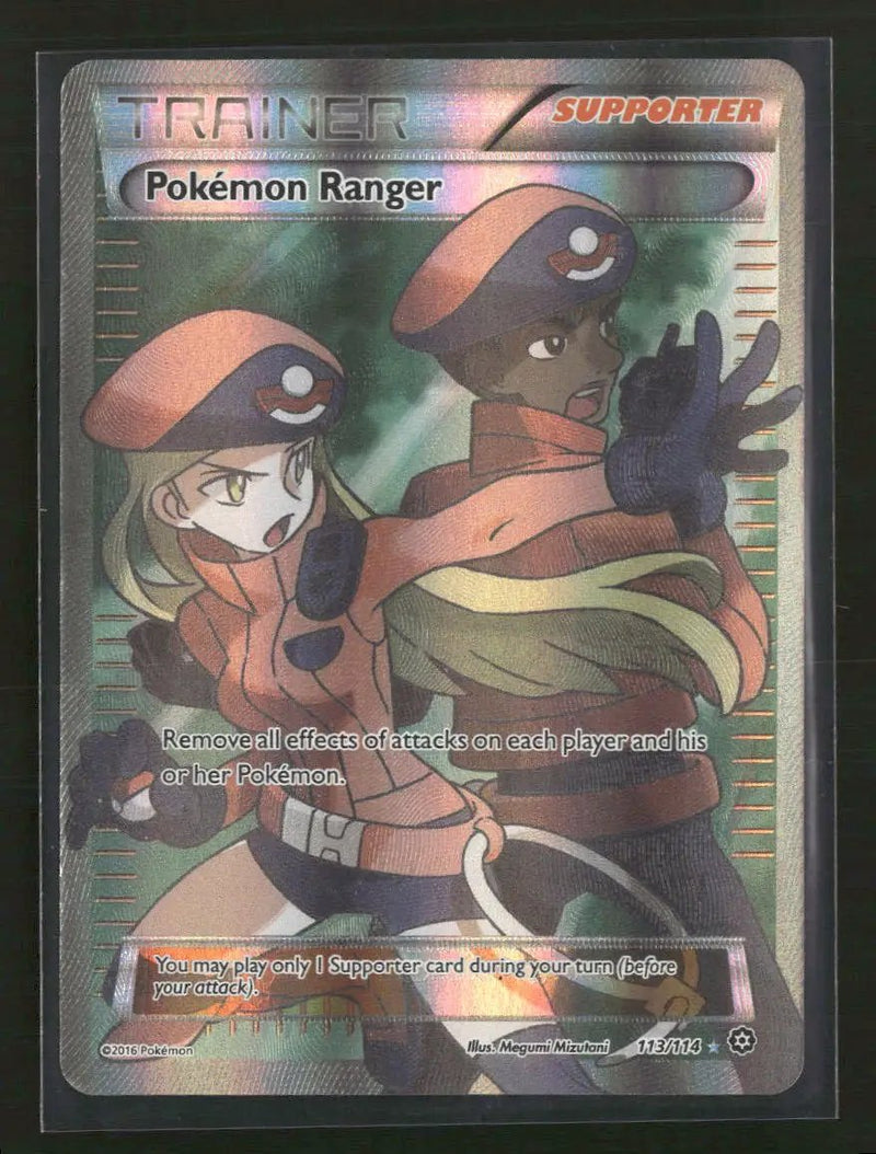 XY - Steam Siege Pokemon Ranger (Full Art) #113/114