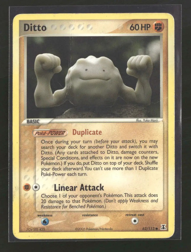 Delta Species Ditto (Geodude) #62/113 *Damaged*