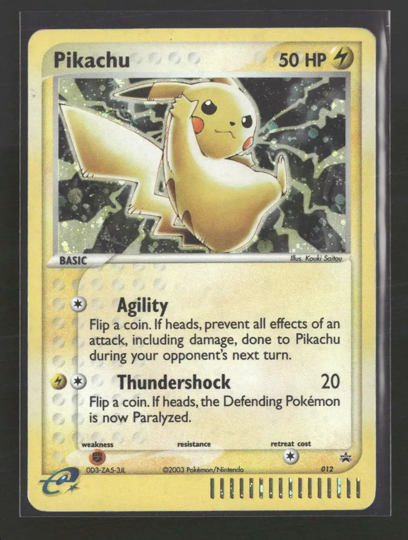Nintendo Promos Pikachu #012