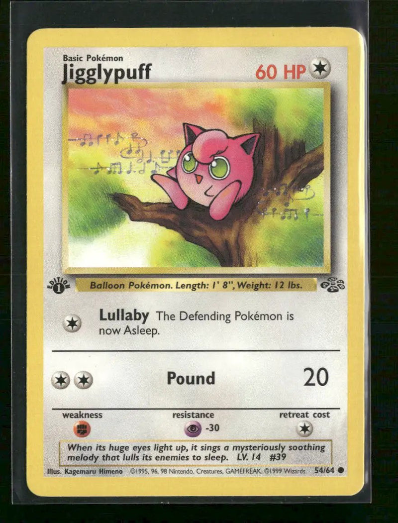 Jungle Jigglypuff 1st Edition #54/64