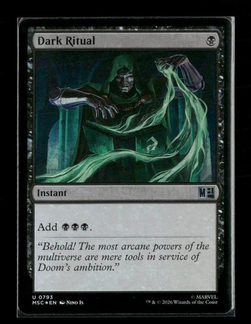 Commander: Marvel Super Heroes Dark Ritual Foil #793