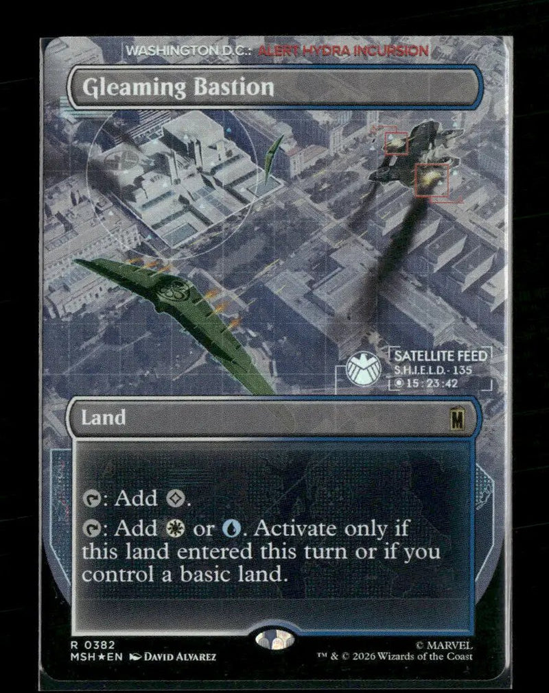 Marvel Super Heroes Gleaming Bastion (Borderless) Foil #382
