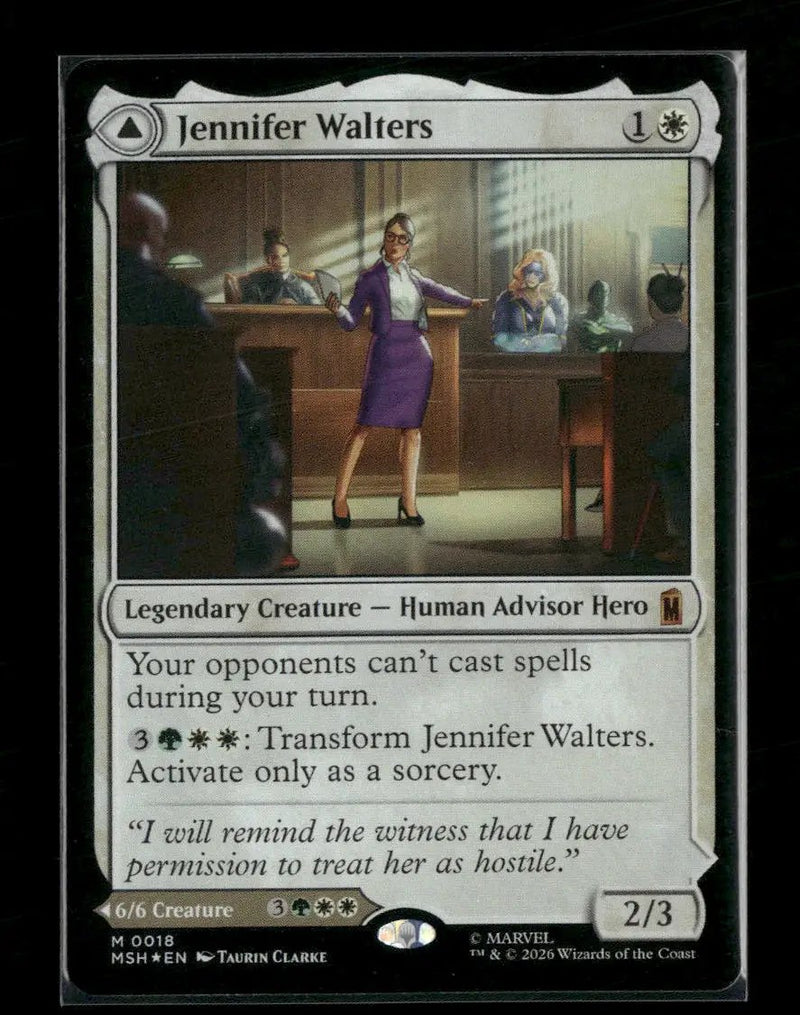 Marvel Super Heroes Jennifer Walters Foil #18