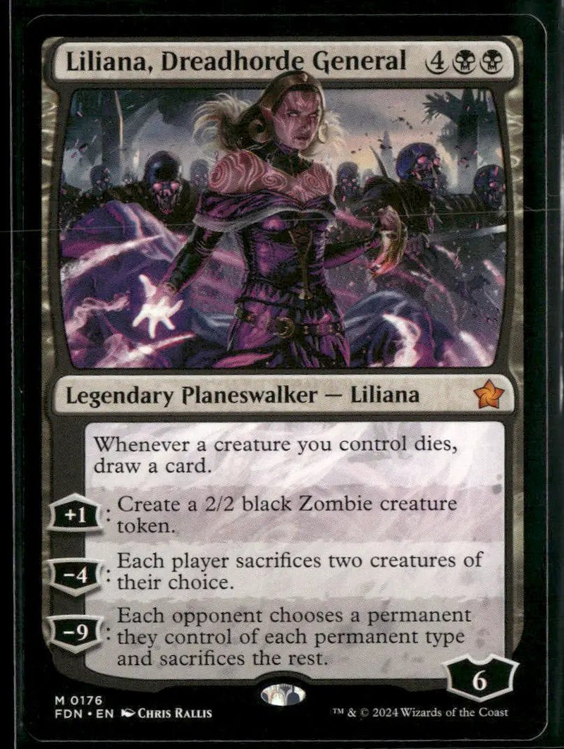Foundations Liliana, Dreadhorde General #176
