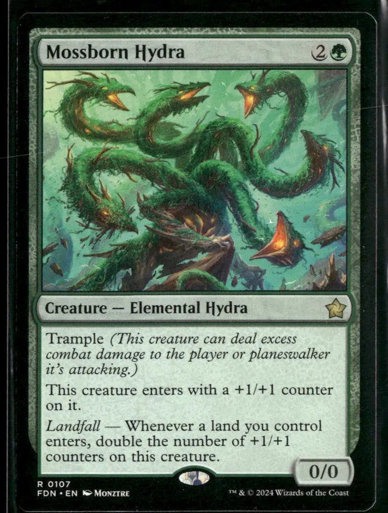 Foundations Mossborn Hydra #107