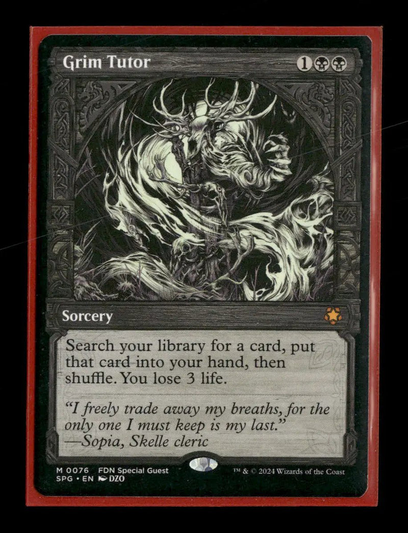 Special Guests Grim Tutor (Showcase) #76