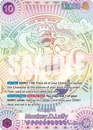 Monkey.D.Luffy (119) (SP) (OP05-119) - A Fist of Divine Speed Foil