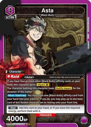 Asta (004) (UE08BT/BCV-1-004) - UE08BT Black Clover Foil