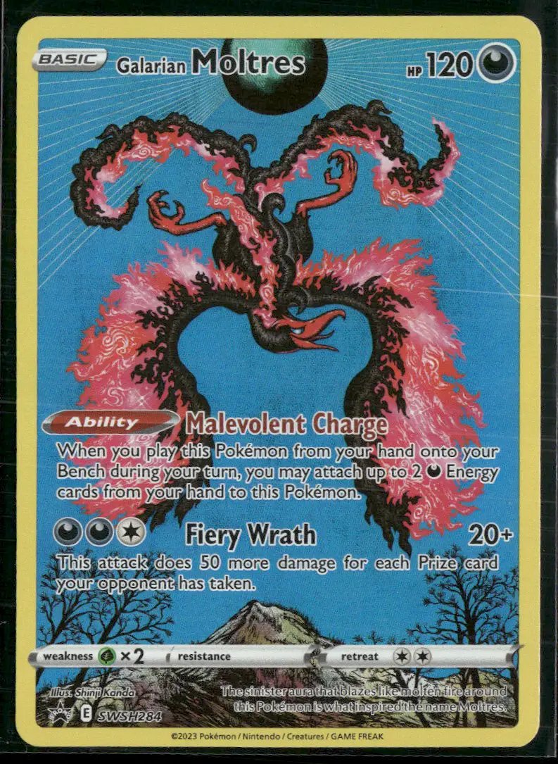 SWSH: Sword & Shield Promo Cards Galarian Moltres #SWSH284