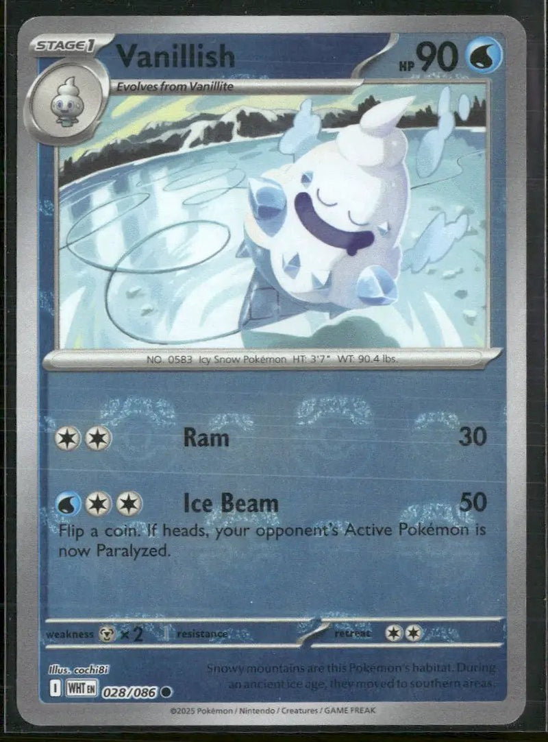 SV: White Flare Vanillish (Master Ball Pattern) #028/086