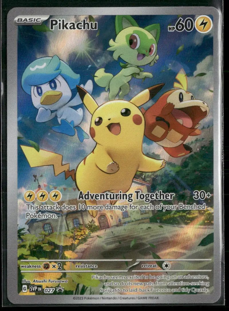 SV: Scarlet & Violet Promo Cards Pikachu #027