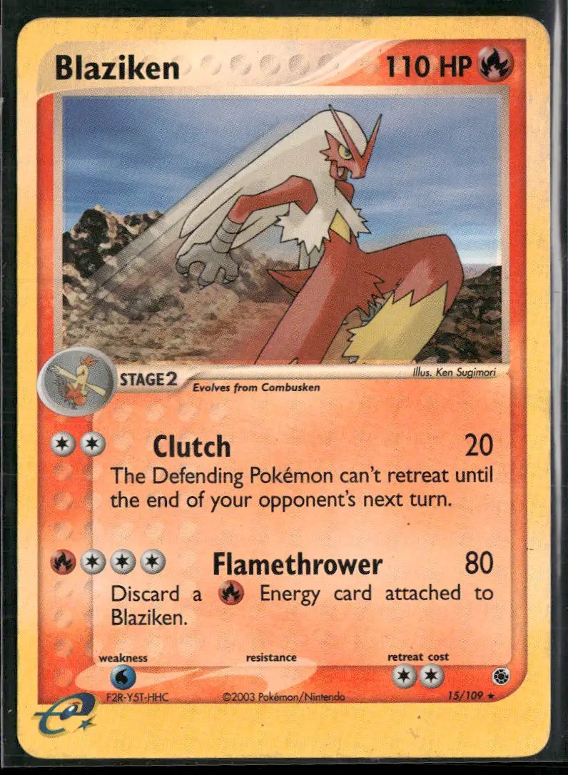 Ruby and Sapphire Blaziken #15/109