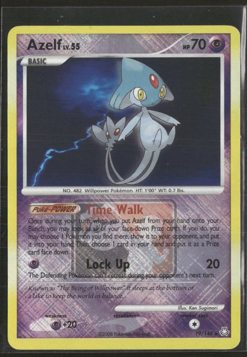 League & Championship Cards Azelf #019/146