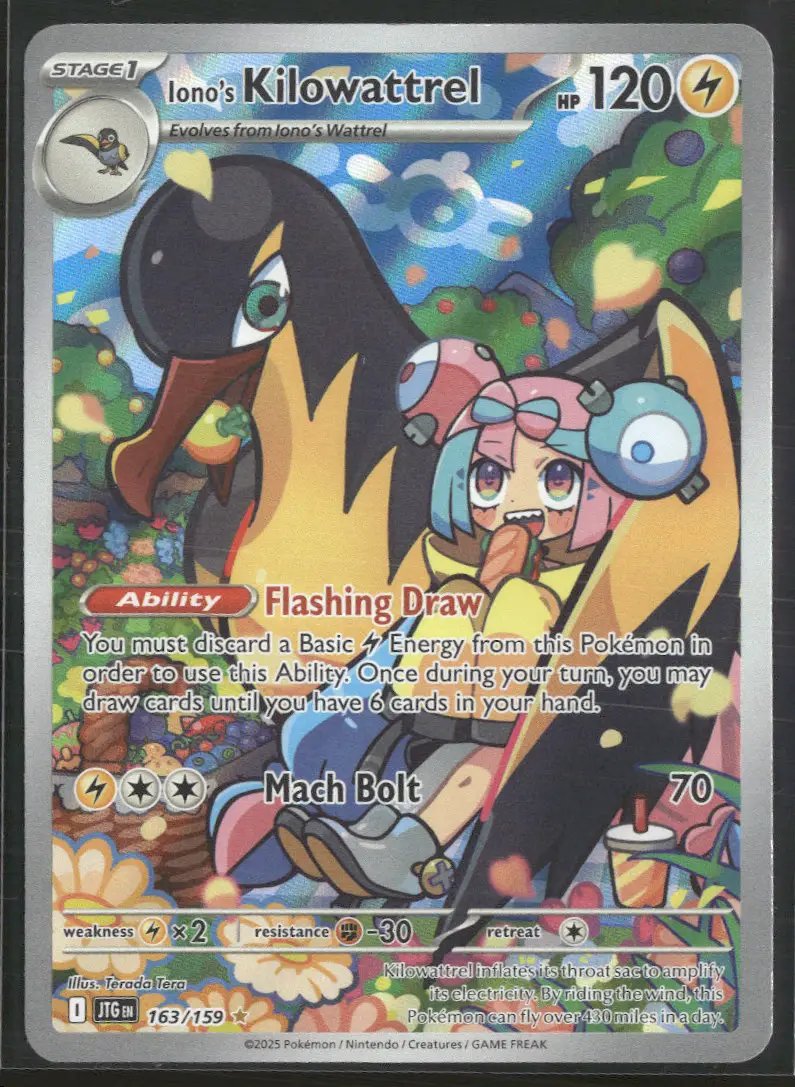 SV09: Journey Together Iono's Kilowattrel #163/159