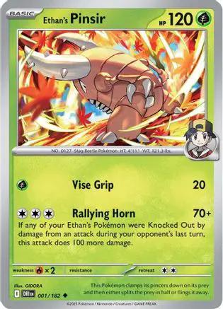 Ethan's Pinsir 001 - SV10 Destined Rivals