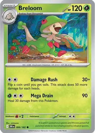 Breloom 006 - SV10 Destined Rivals Reverse Holofoil