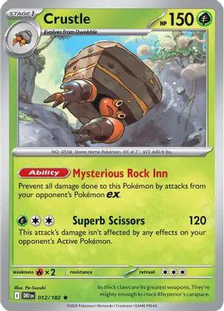 Crustle 012/182 - SV10 Destined Rivals Holofoil
