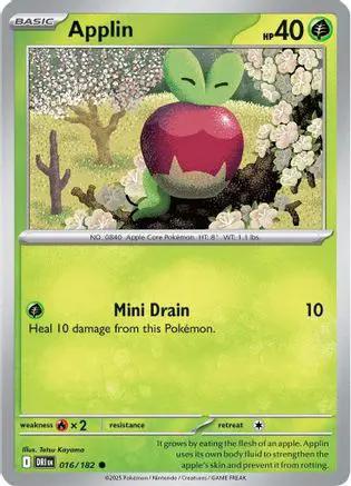 Applin 016 - SV10 Destined Rivals Reverse Holofoil