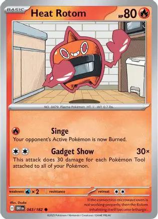 Heat Rotom 043 - SV10 Destined Rivals Reverse Holofoil