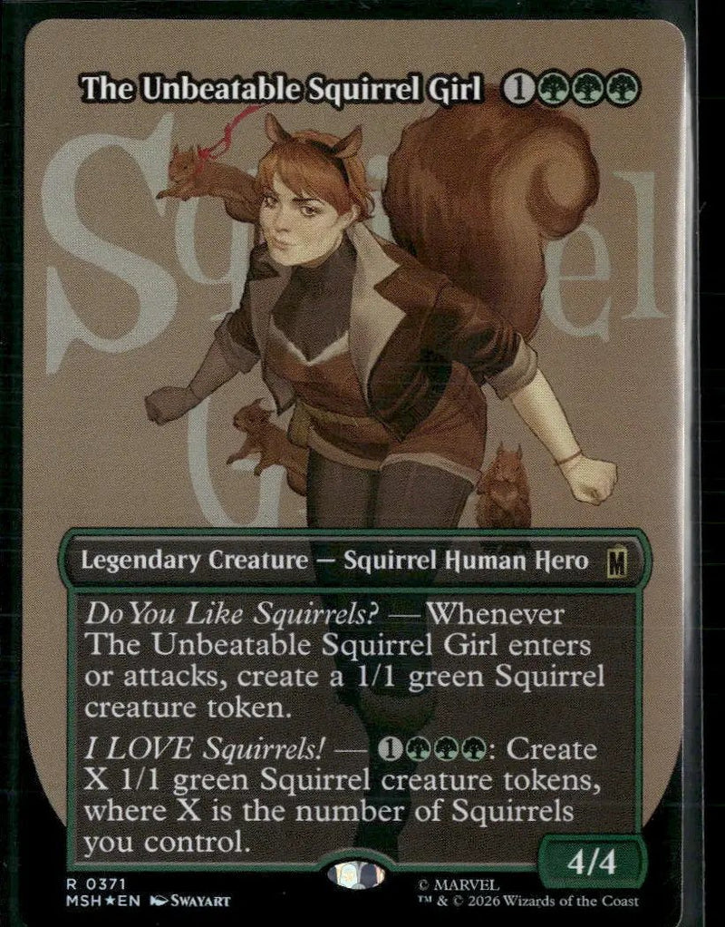 Marvel Super Heroes The Unbeatable Squirrel Girl (Borderless) #371