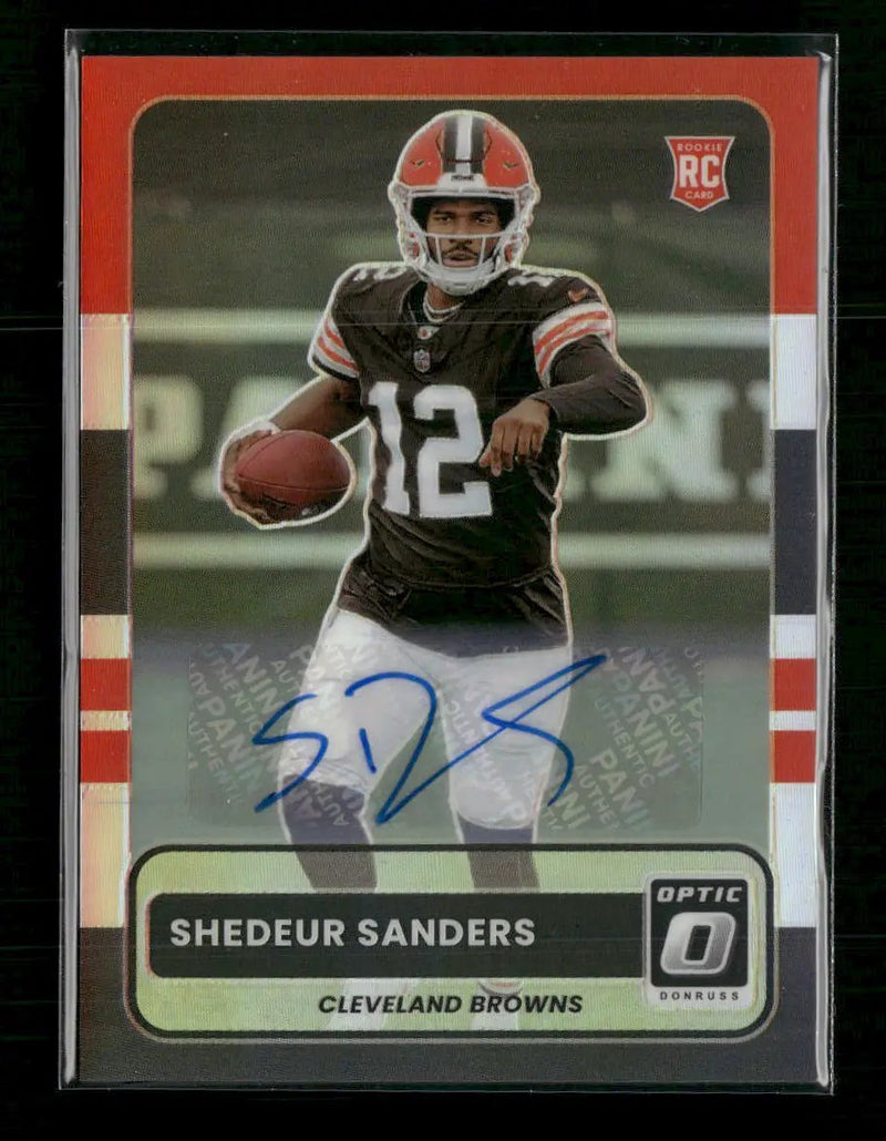 2025 Donruss Optic 2015 Retro Autographs Shedeur Sanders Auto #3