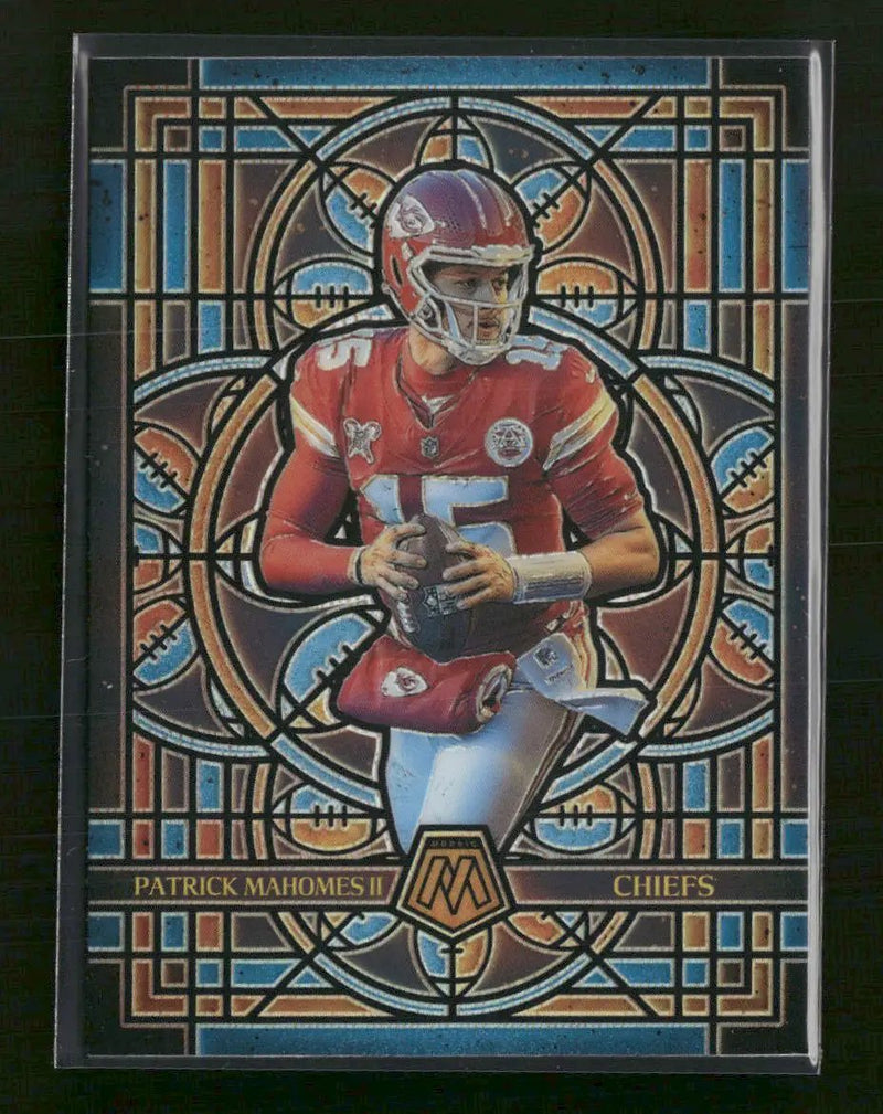 2025 Panini Mosaic Stained Glass Oversized Patrick Mahomes II #13