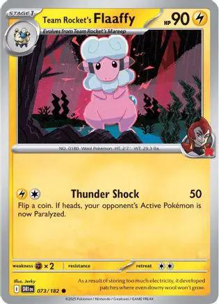 Team Rocket's Flaaffy 073 - SV10 Destined Rivals