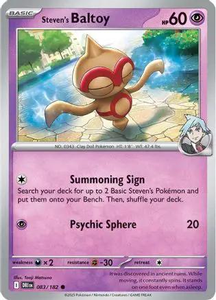 Steven's Baltoy 083 - SV10 Destined Rivals
