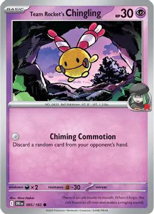 Team Rocket's Chingling 085 - SV10 Destined Rivals Reverse Holofoil
