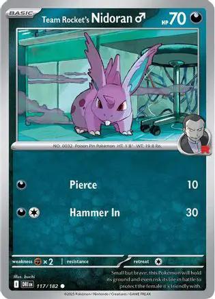 Team Rocket's Nidoran M 117 - SV10 Destined Rivals