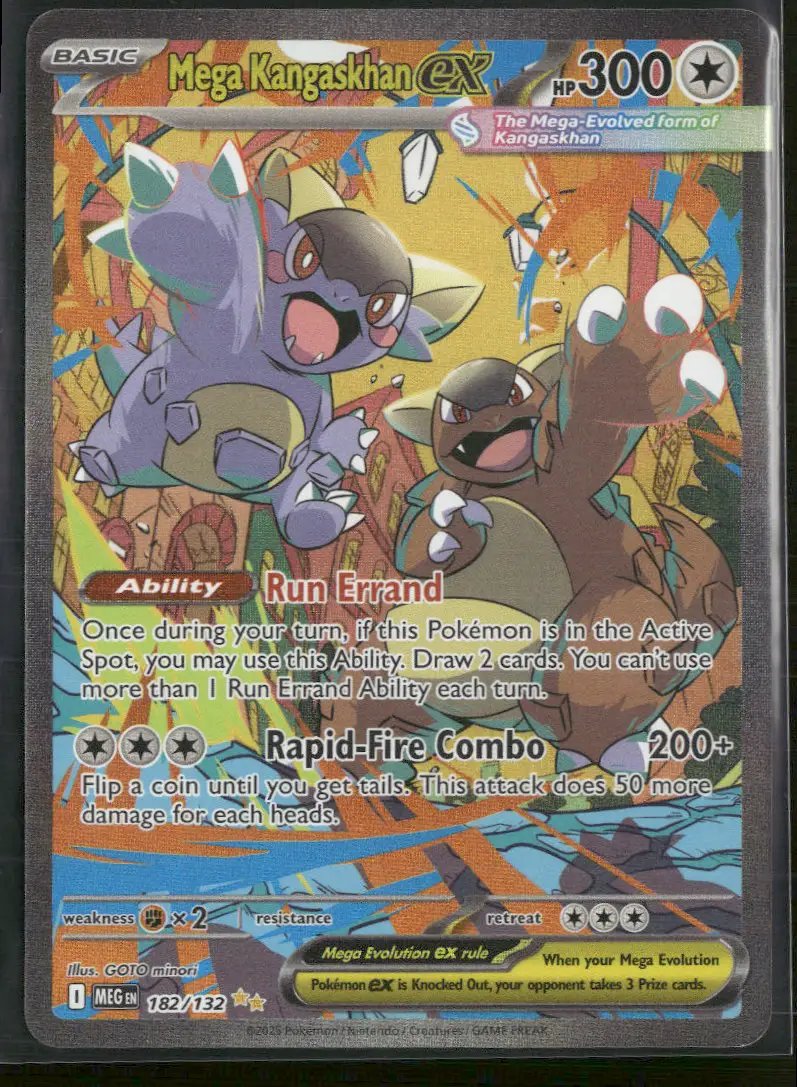 ME01: Mega Evolution Mega Kangaskhan ex #182/132
