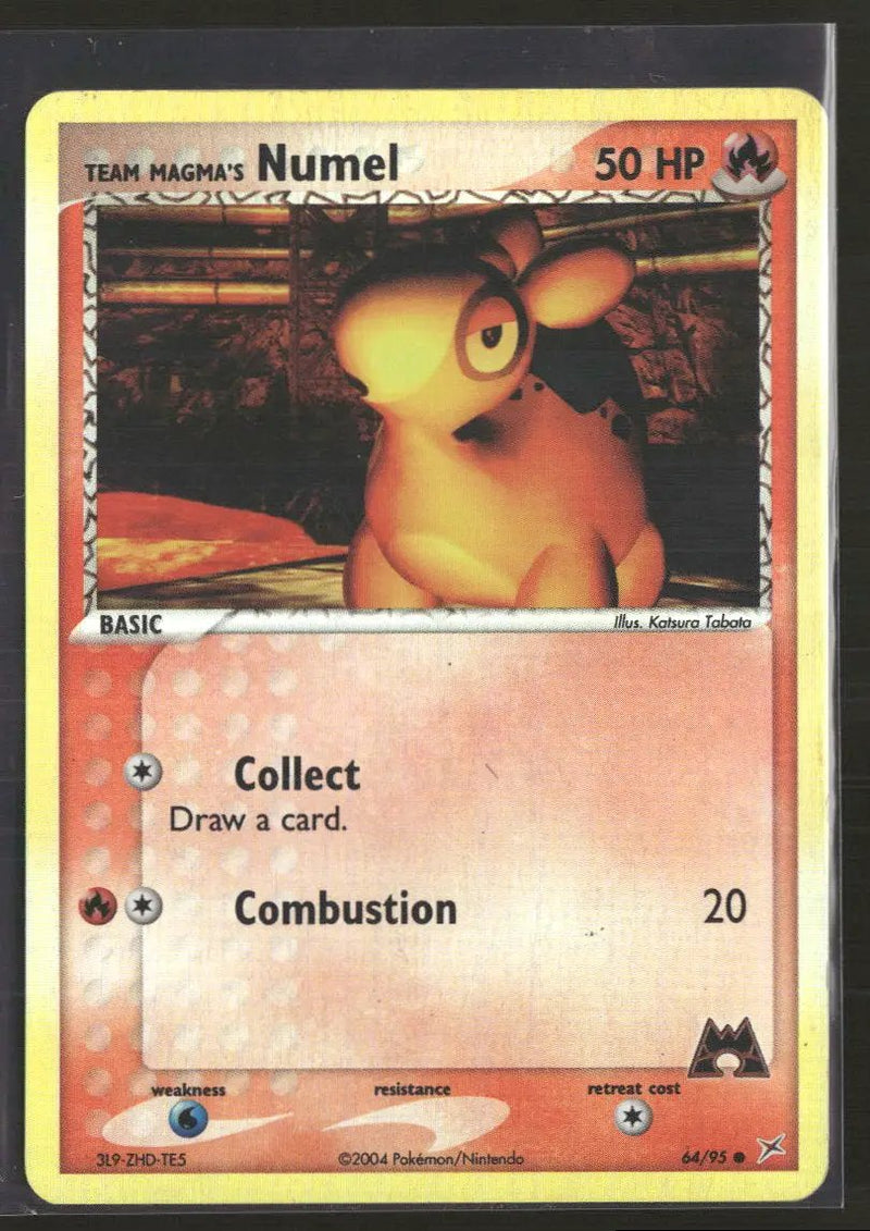 Team Magma vs Team Aqua Team Magma's Numel #64/95