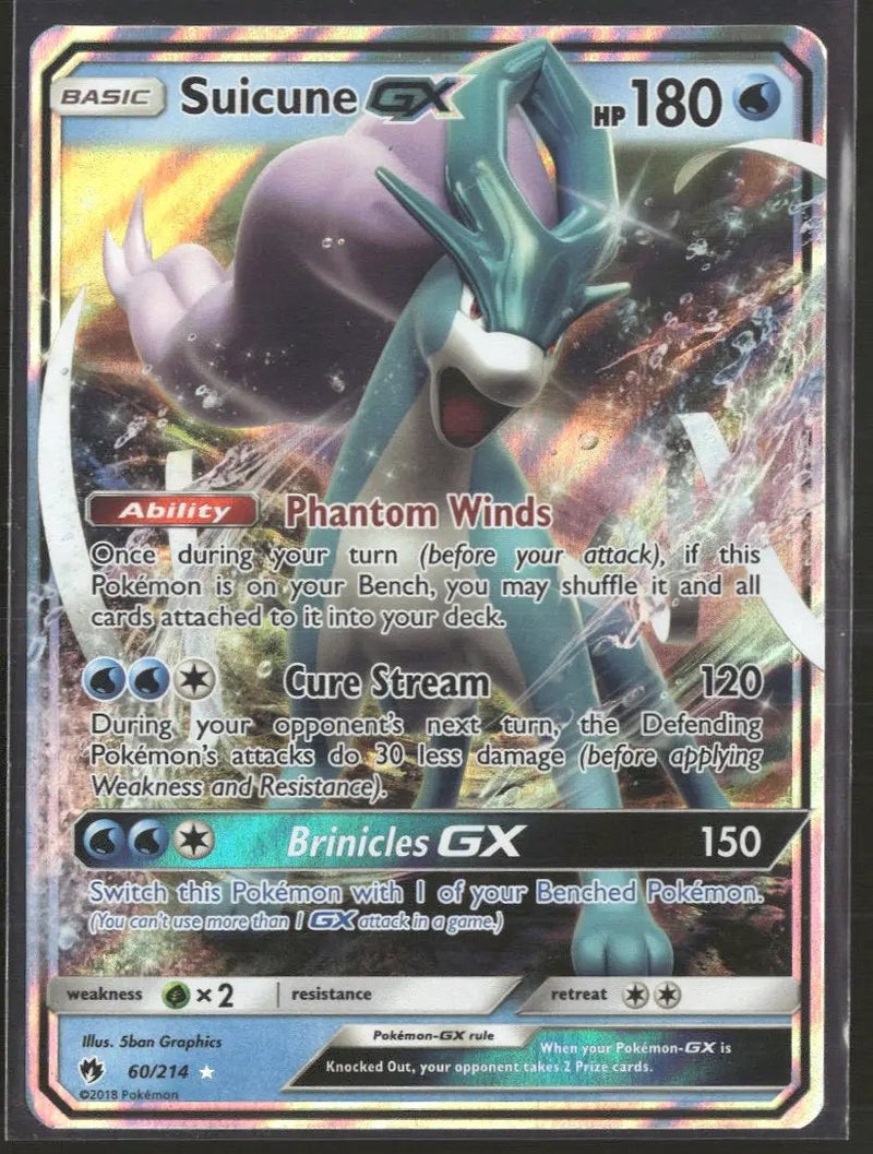 SM - Lost Thunder Suicune GX #60/214
