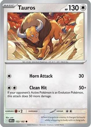 Tauros 152 - SV10 Destined Rivals Reverse Holofoil